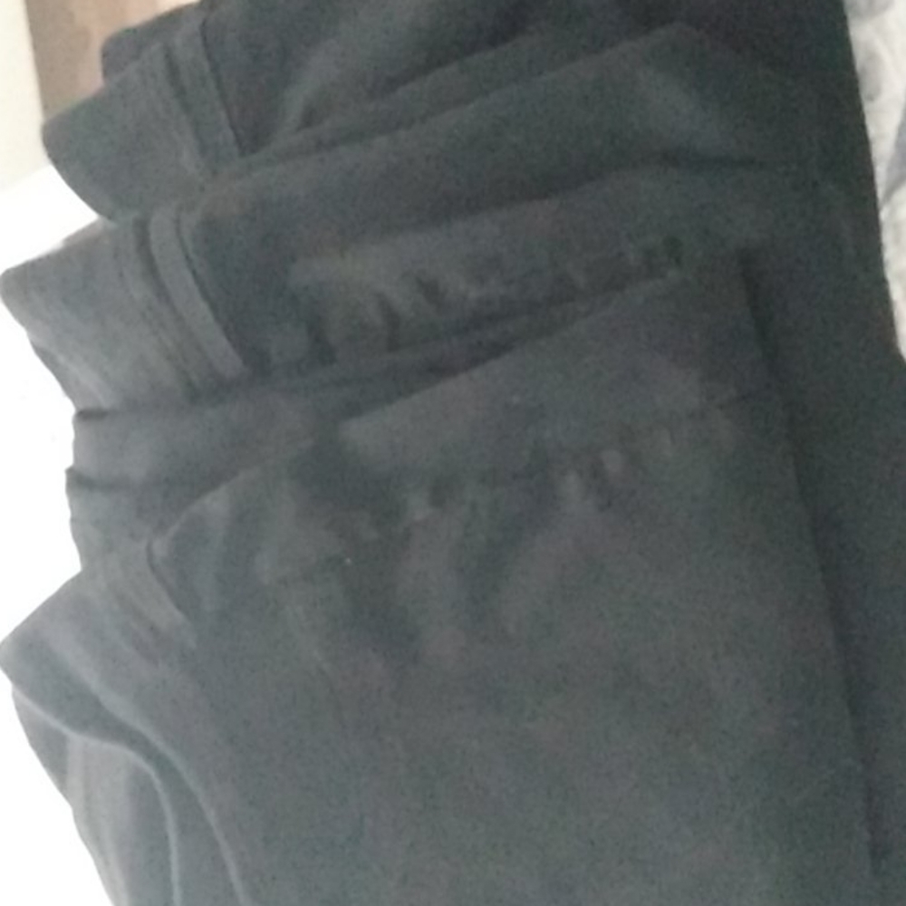 Terra and sky three pairs of black denim leggings